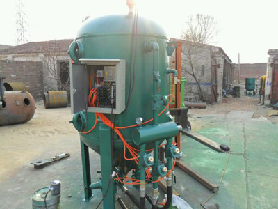 揭秘吴桥县红旗机械厂双仓连续式喷砂机制造 高清细节图详解