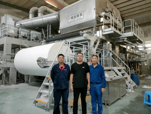 保定维拓造纸机械成功开机3550新月型卫生纸机，助推行业高效节能新高度
